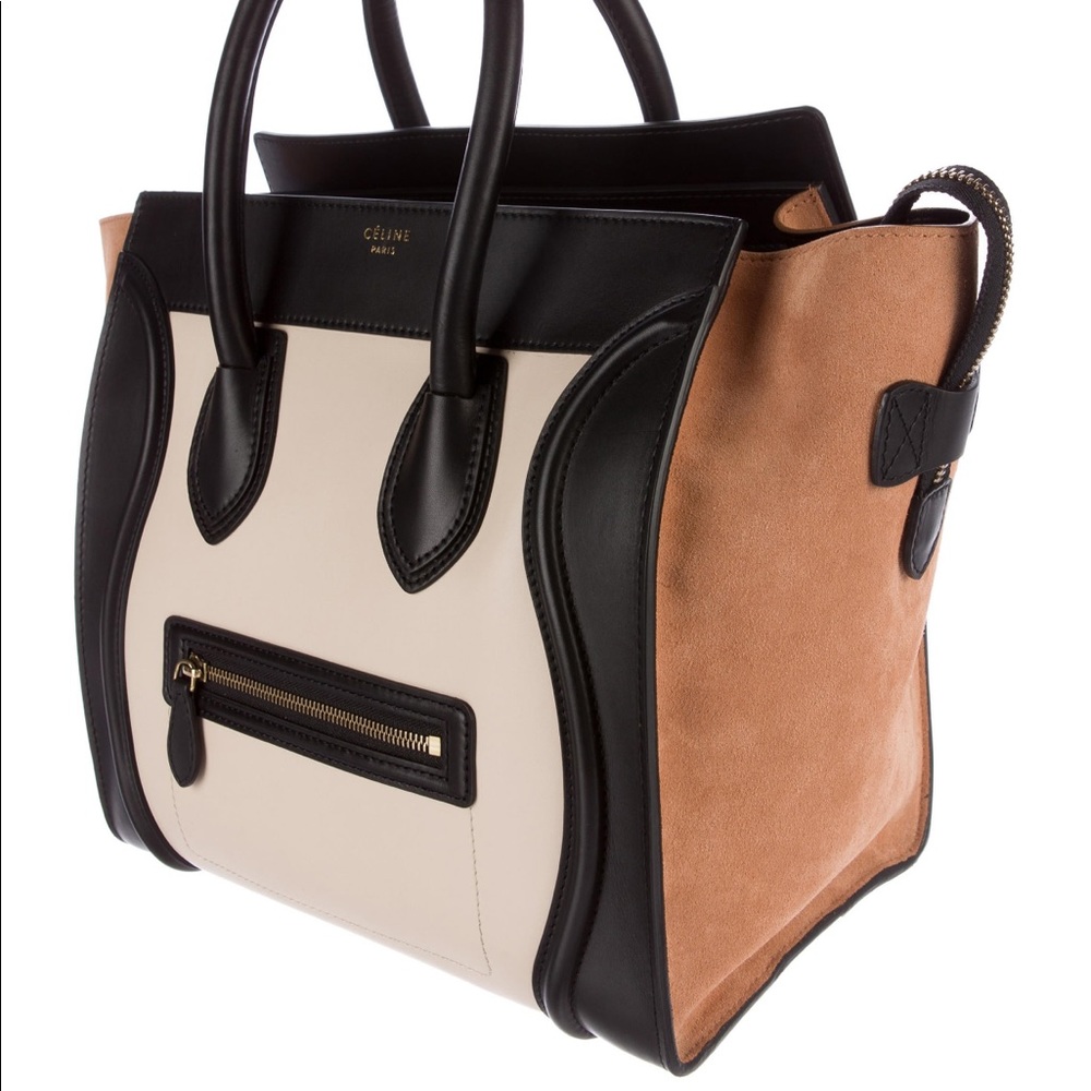 CELINE tri tone mini luggage - Picture 2 of 12